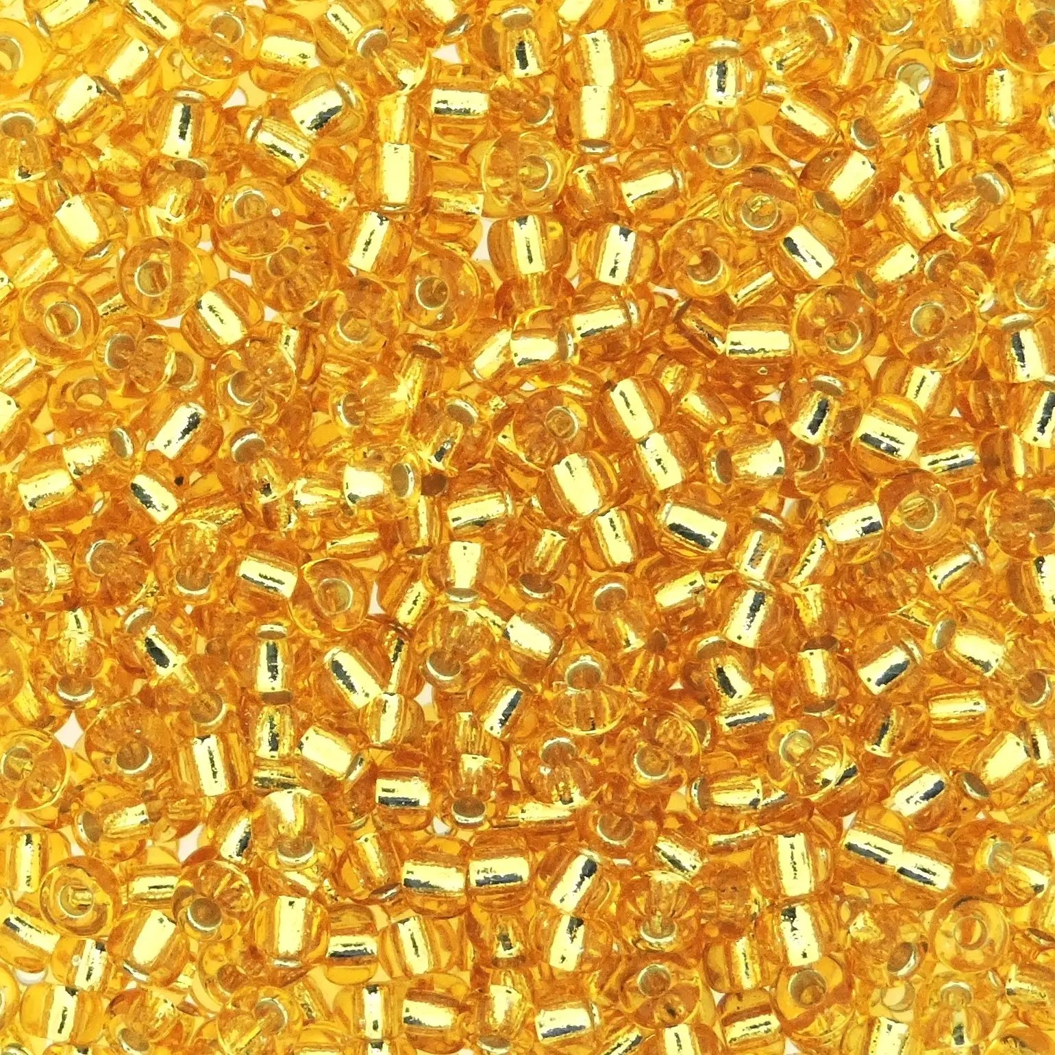 Miyuki Round Seed Beads Size 8/0 Silver Lined Gold 22GM